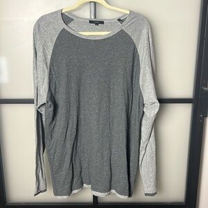 Vince Pima Cotton Doube Layer Baseball Tee Size XL